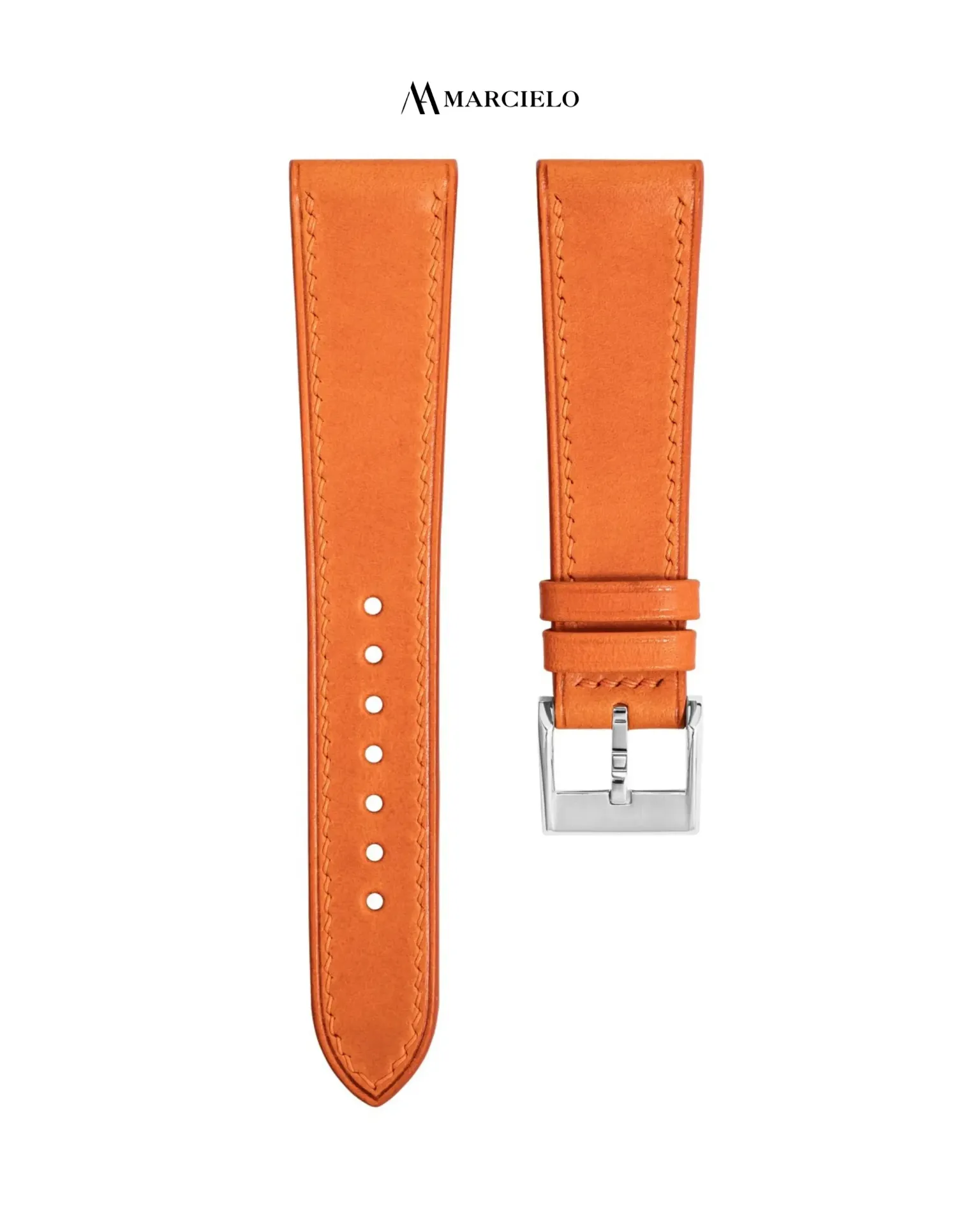 Dây da Bò Buttero màu Cam