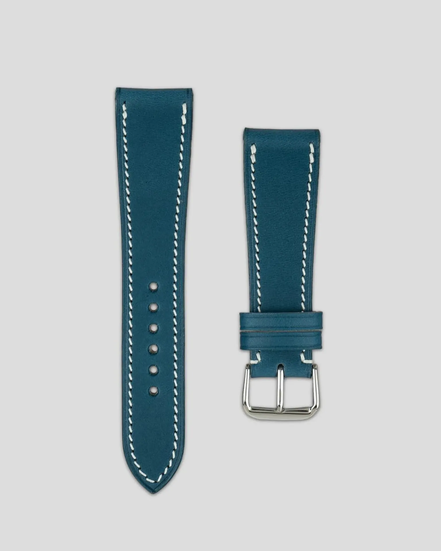 Dây da bò Buttero màu Xanh Navy