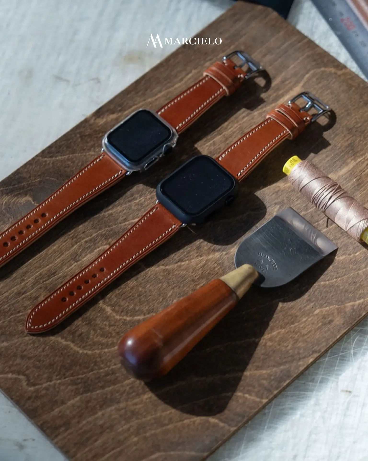 Dây đồng hồ Apple Watch màu Nâu